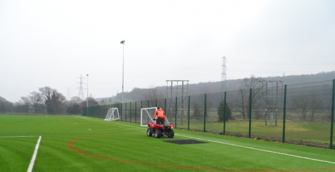 All Weather Pitch Plant in Lane End