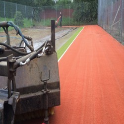 Synthetic Turf Drag Brushing in Thorpe 7