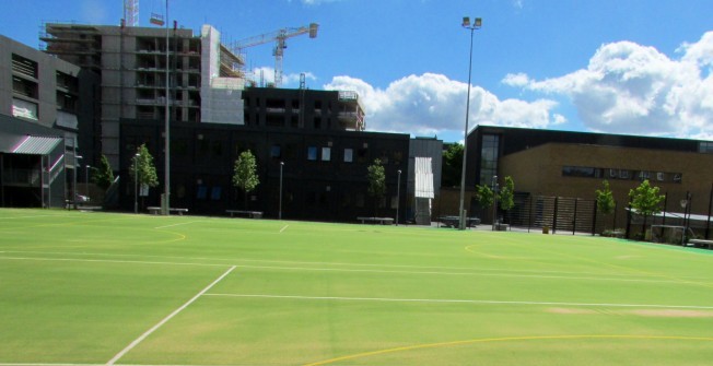 Filled Sports Pitches  in Bridgend