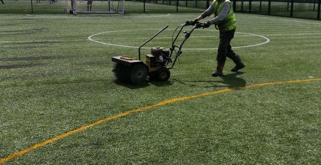 Decompacting Sports Surfaces in Belmont